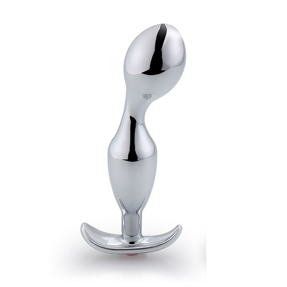 Metal Steel P-spot Anal Probe Butt Plug Male Orgasm Prostate Massager Stimulator
