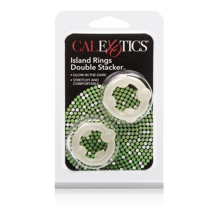 2 Glow in the Dark Penis Erection Enhancer Cock Ring Delay Premature Ejaculation