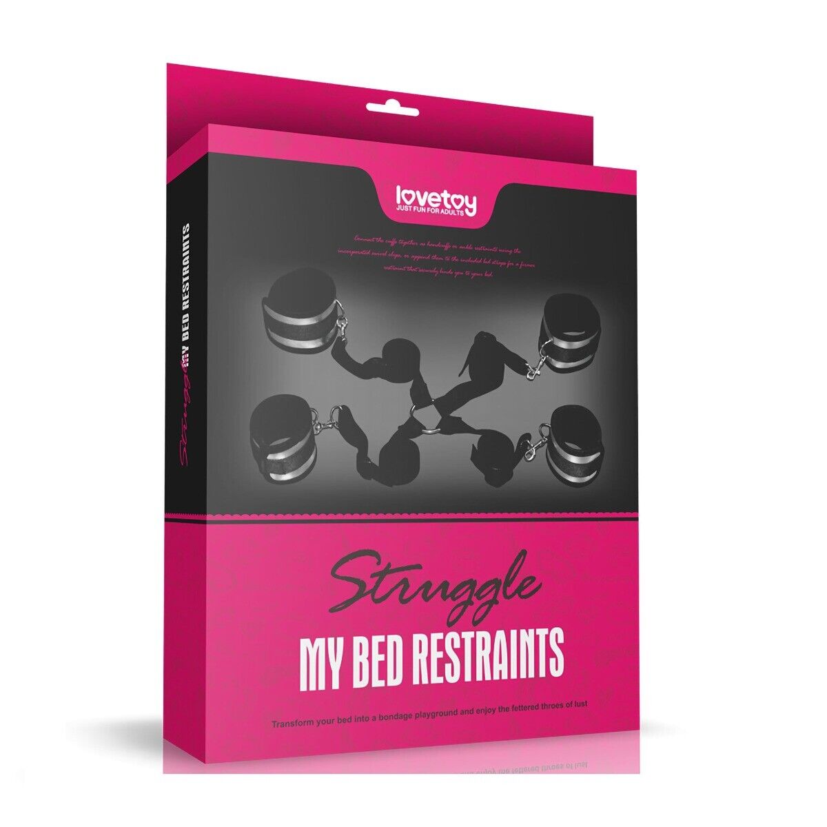 Bed Restraint System Lover Couple Bedroom SM Bondage Sex Toys