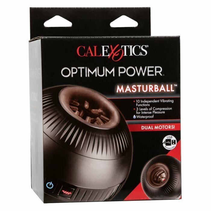 Optimum Power Masturball Vibrating Compressing Male Masturbator Penis Trainer