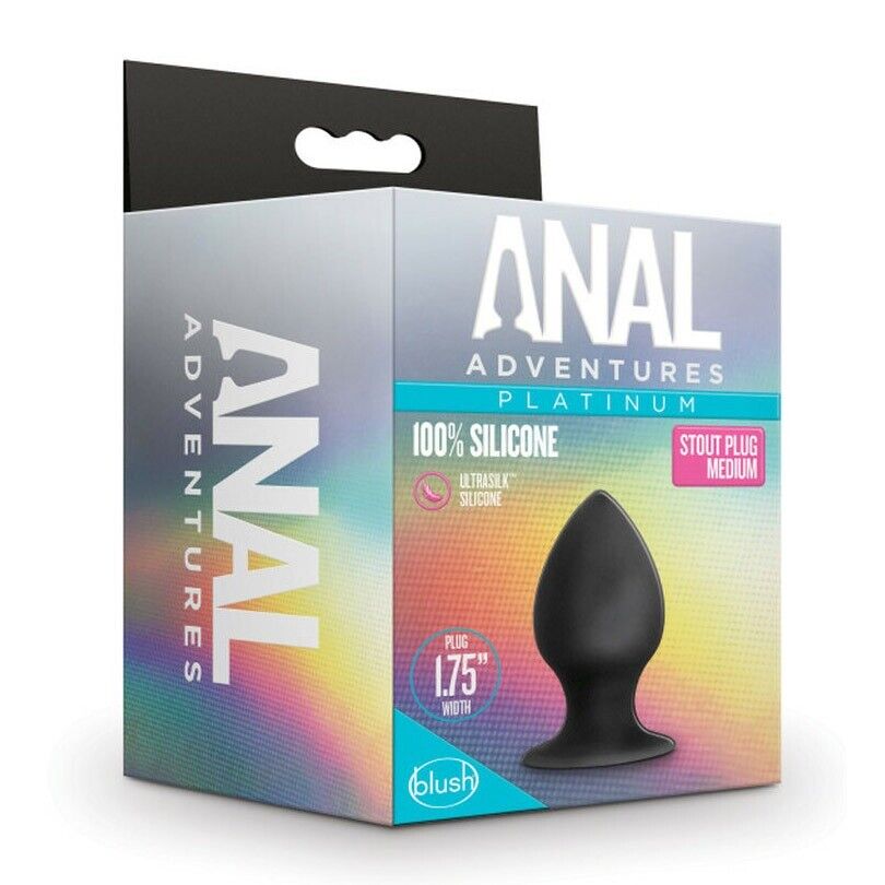 Silicone Thick Girthy Anal Butt Plug Dildo Anal Training Stretching