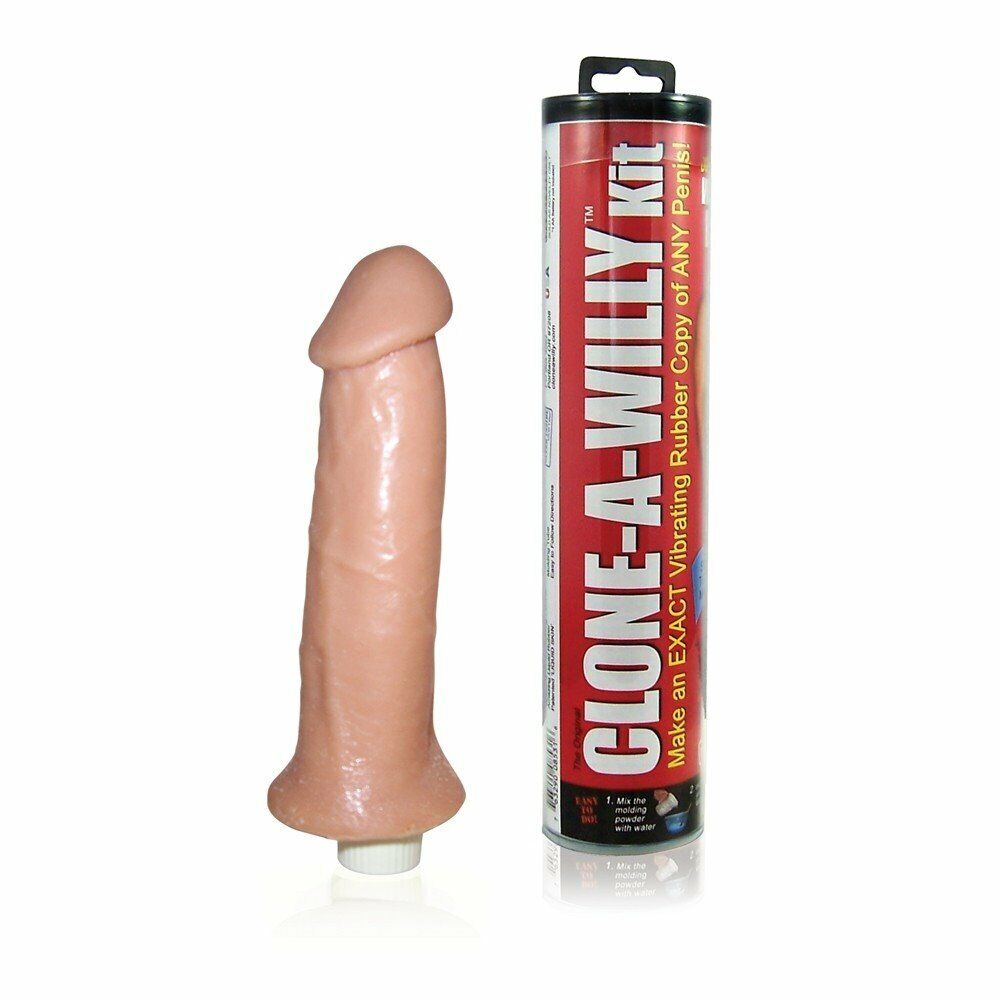 Clone A Willy Vibrating Cock Dildo Exact Penis Copy Mold Sex Toy Kit Flesh Color