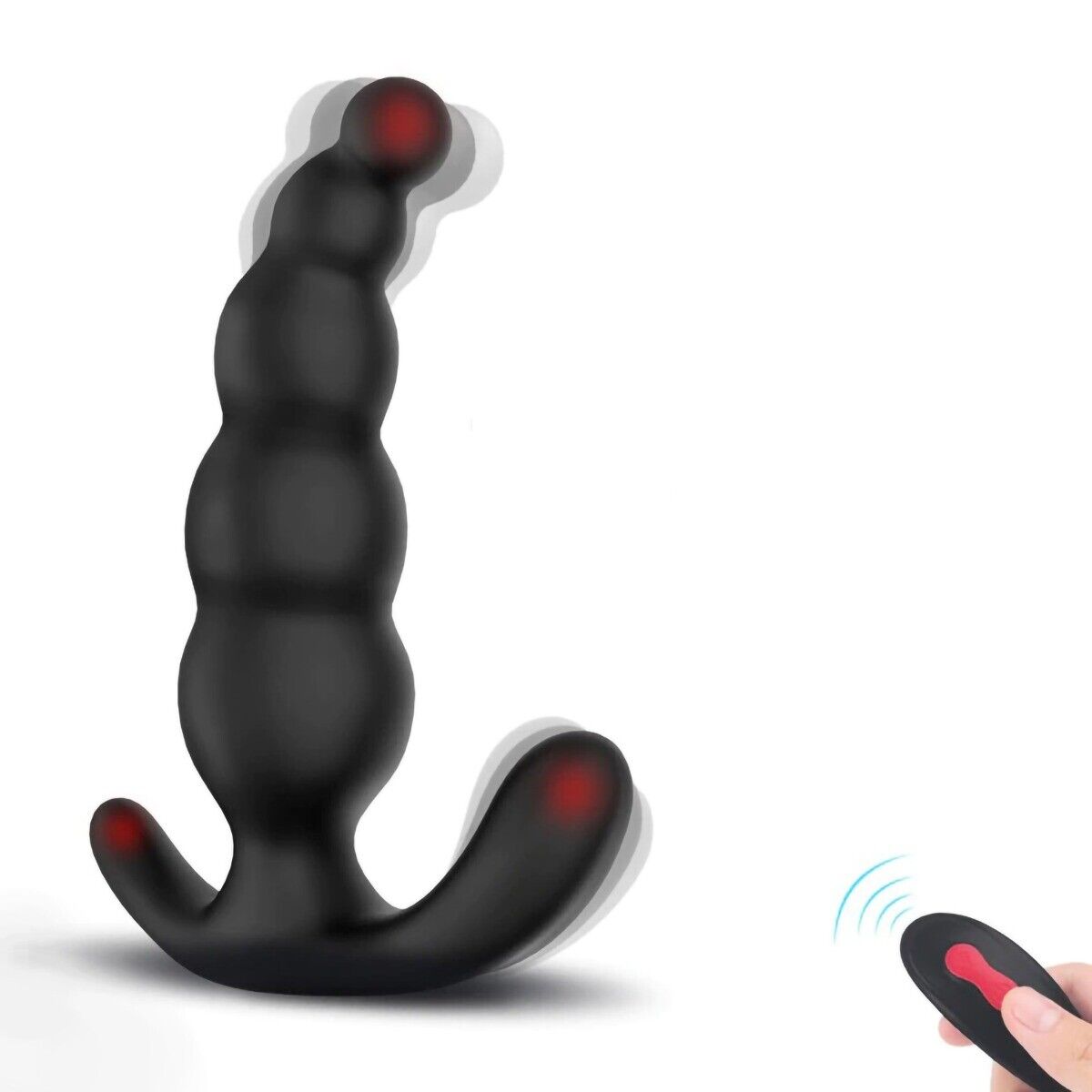 Remote Control Vibrating Prostate Massager Anal Beads Butt Plug Stimulator Vibe