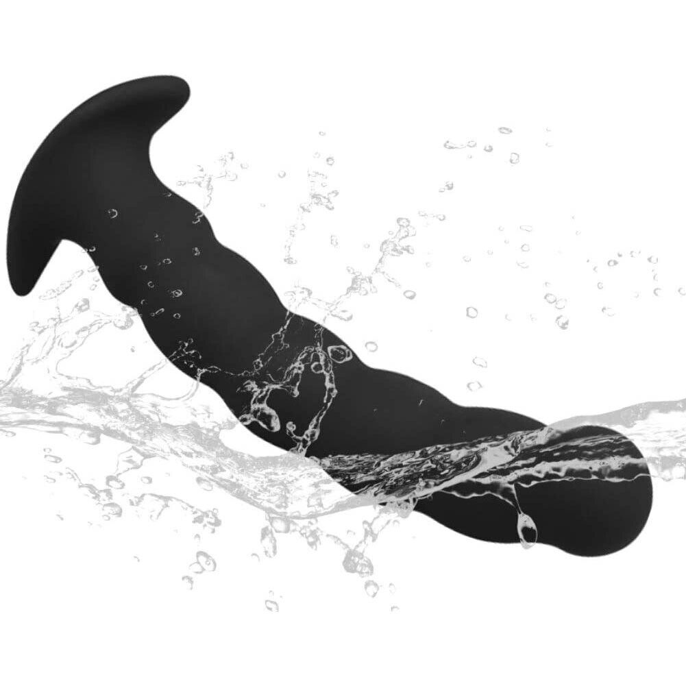 Wearable Silicone P-spot Anal Beads Butt Plug Probe Prostate Massager