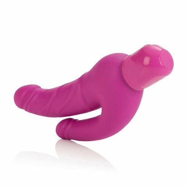 Waterproof Vaginal G-spot Anal DP Double Penetration Vibe Vibrator Dildo Dong