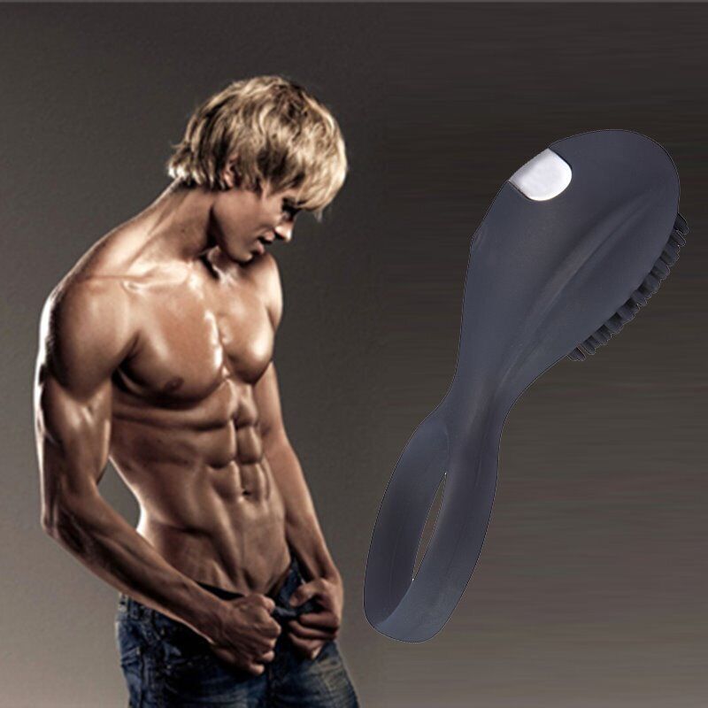 Rechargeable Silicone Clit Stimulator Penis Cock Ring Sex Toys for Men Couples