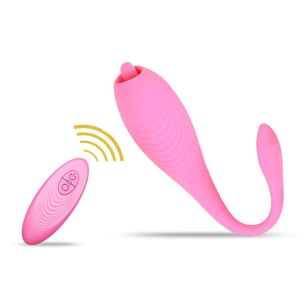 Wireless Remote Control Licking Tongue Vibrator Bullet Sex-toys for Women Couple