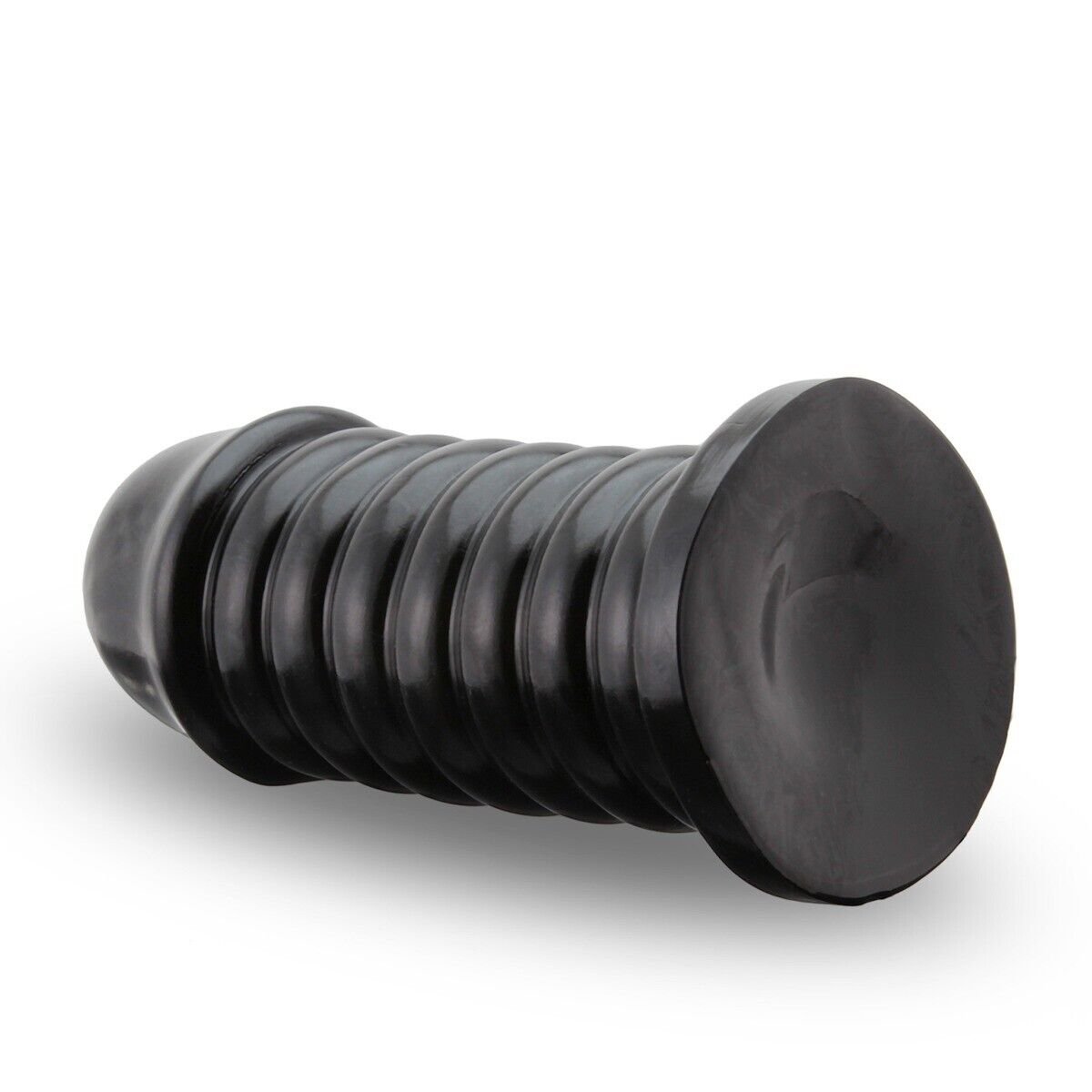 6.9" Large Ribbed Anal Butt Plug Dildo Stretcher Advanced Anal Play Sex Toy