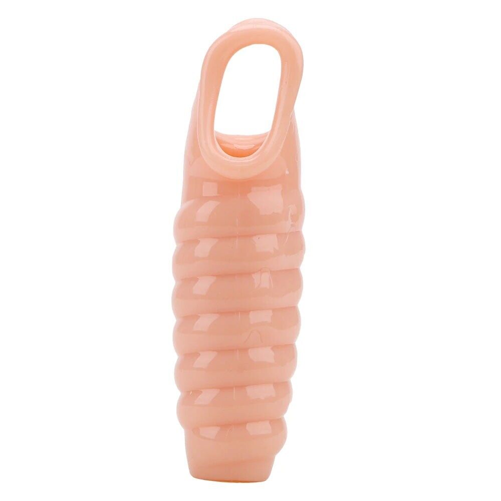 Penis Extension Extender Sleeve Sheath Enhancer Enlarger Sex Toy for Couple Men