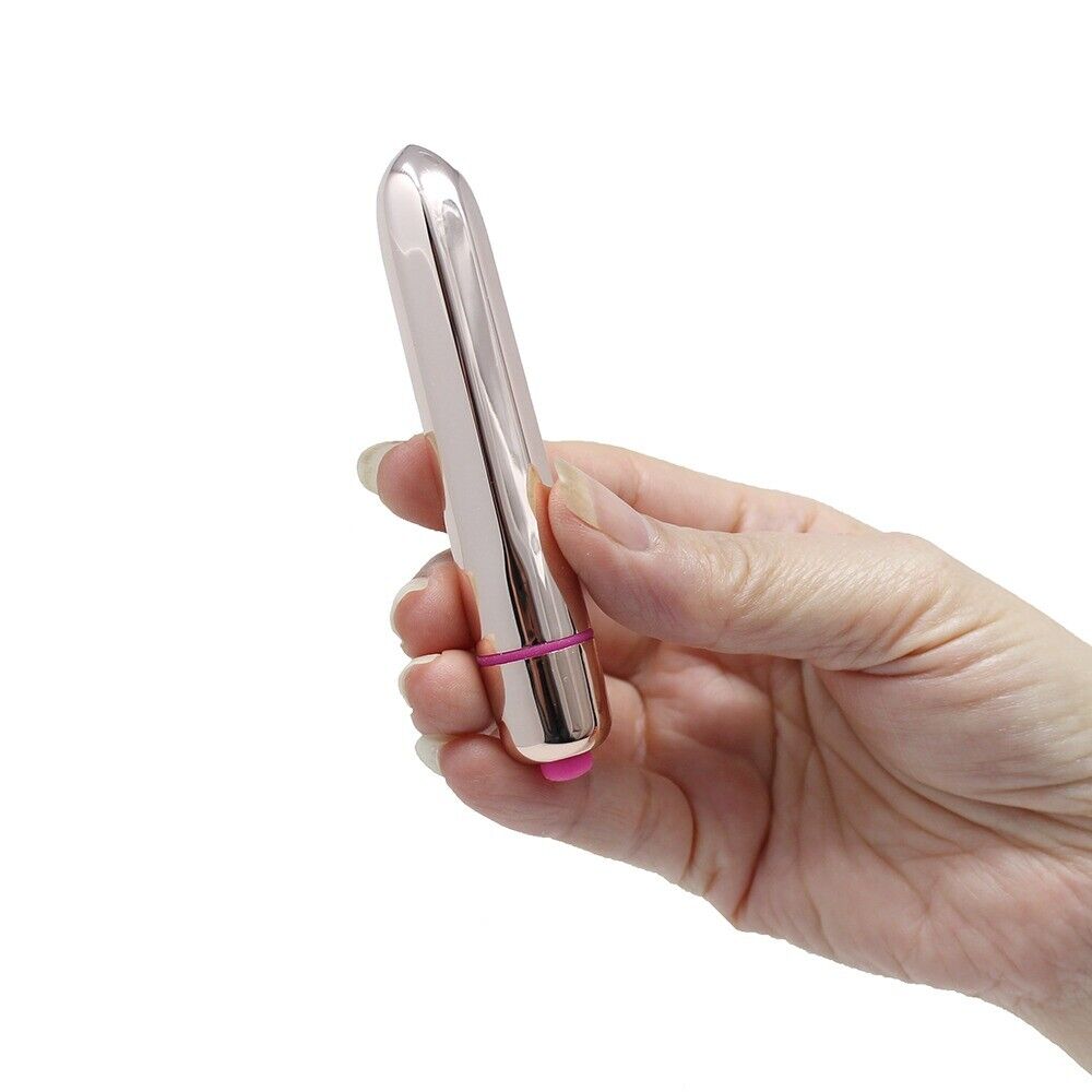 16 Mode Rose Gold Bullet Clit Vibrator Foreplay Sex Toys for Couples Women