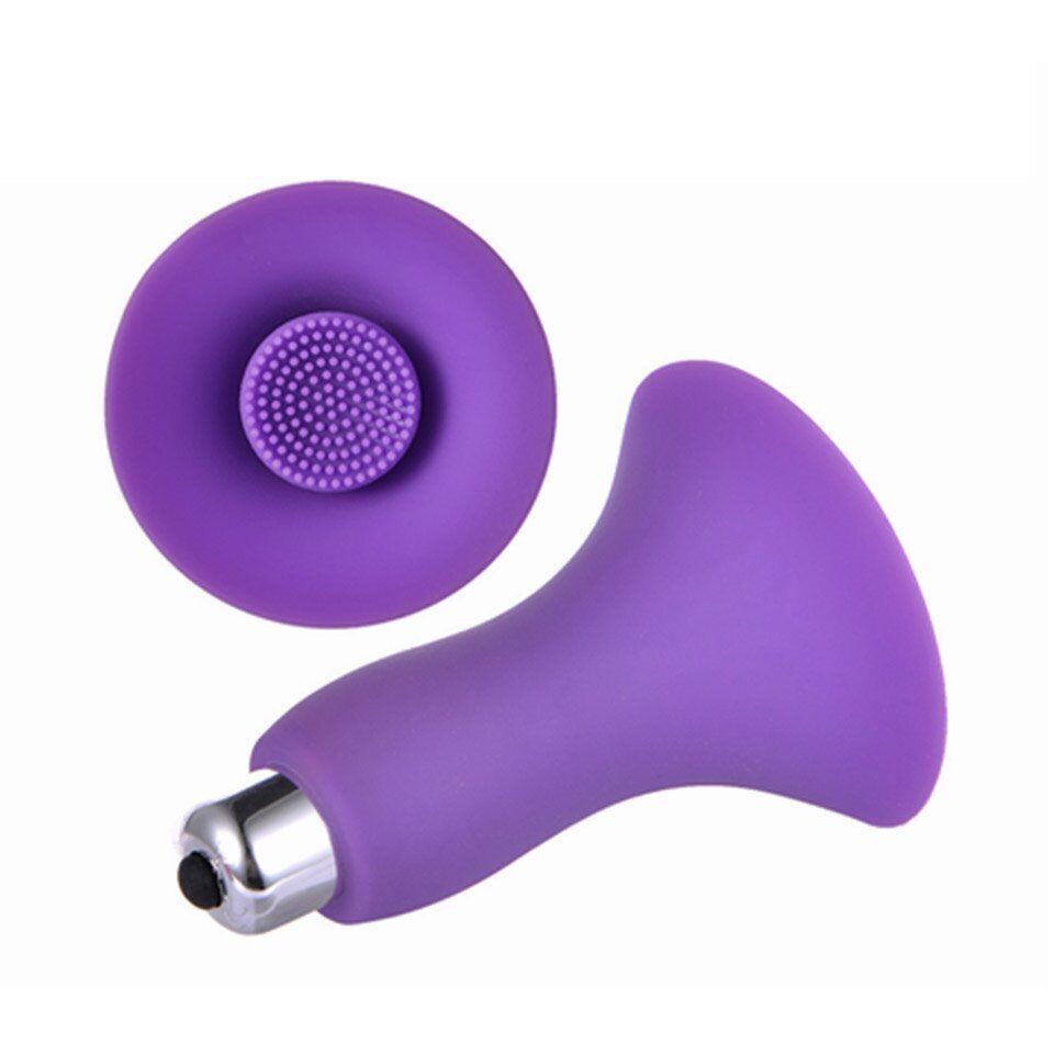 Silicone Breast Nipple Pussy Clit Vibrator Vibe Foreplay Sex-toys for Couples