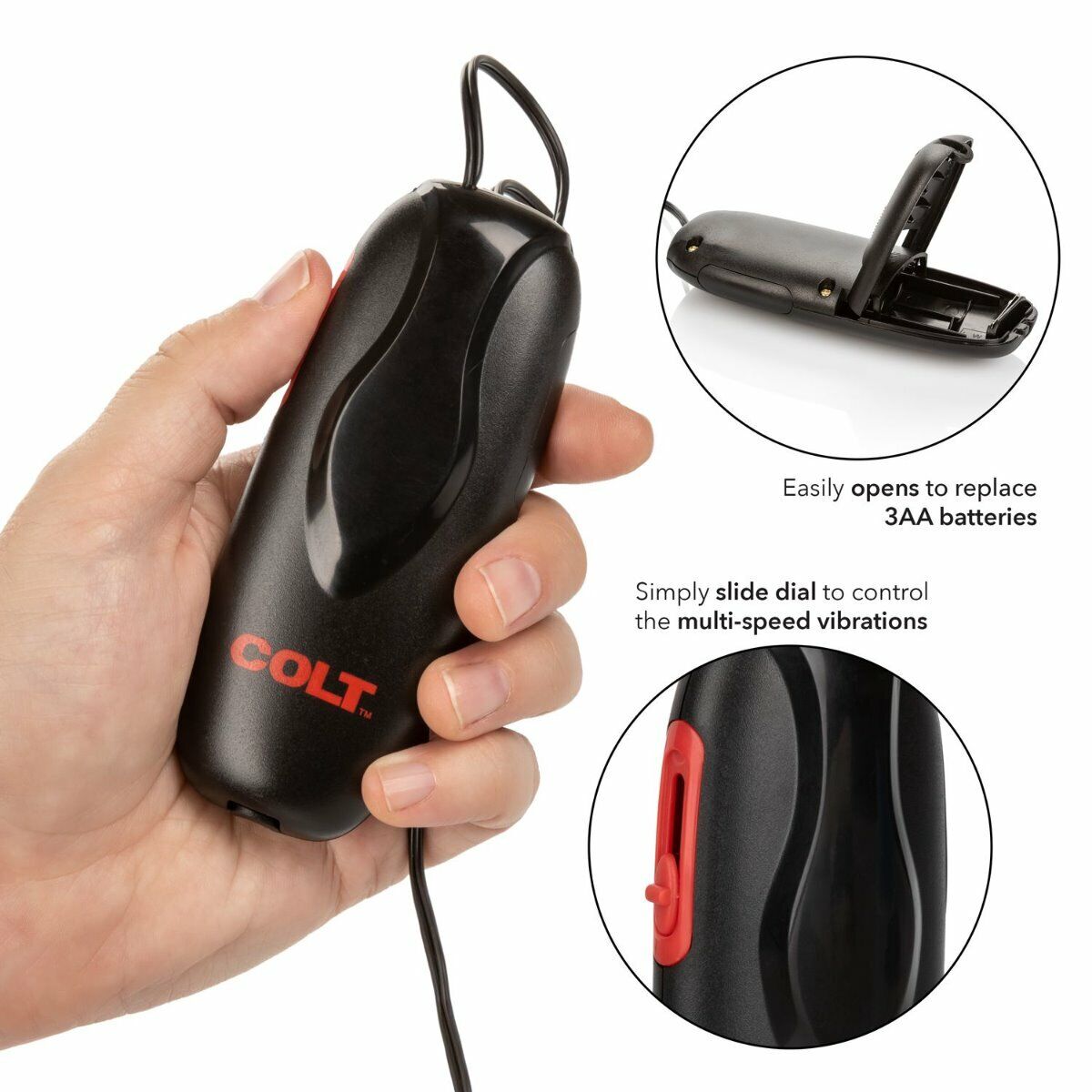 Vibrating COLT Turbo Silver Bullet Discreet Beginner Sex Toy Egg Vibrator Vibe