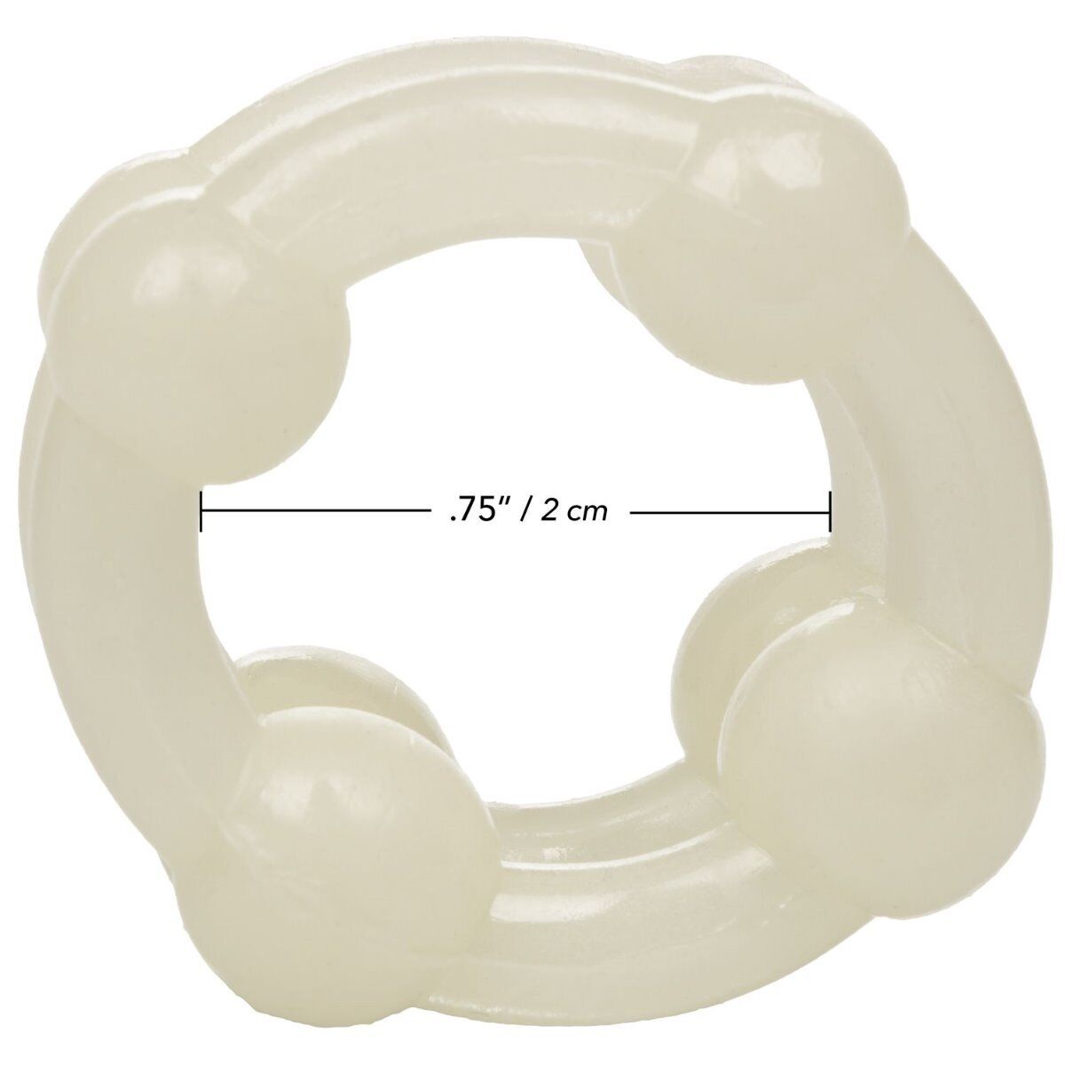 2 Glow in the Dark Penis Erection Enhancer Cock Ring Delay Premature Ejaculation
