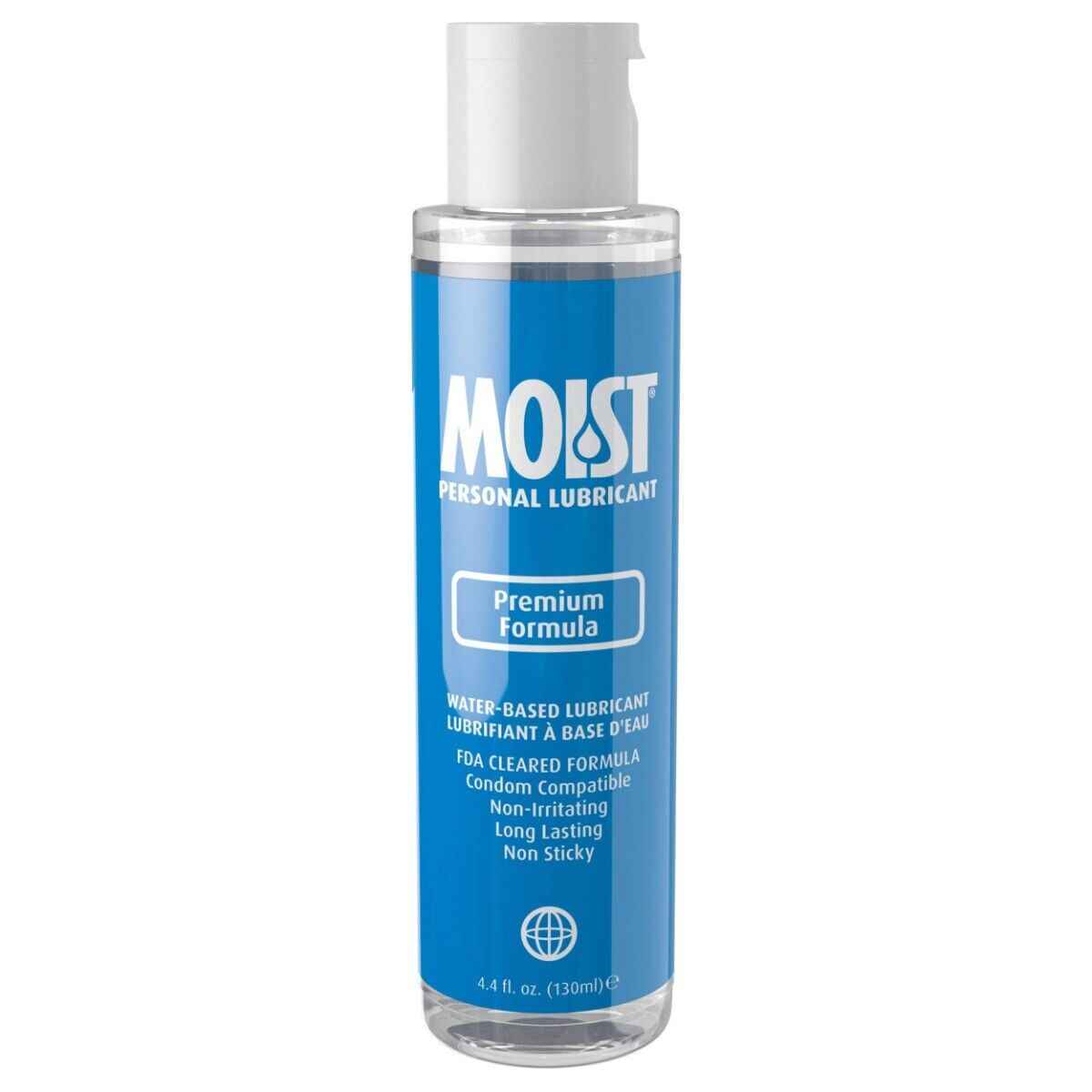 Moist Water-based H2O Premium & Backdoor Formula Personal Lubricant 4.4 fl. oz
