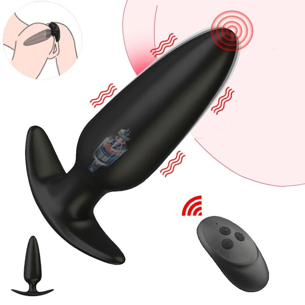 Wireless Remote Control Wearable Anal Trainer Butt Plug Vibrator Sex Toys