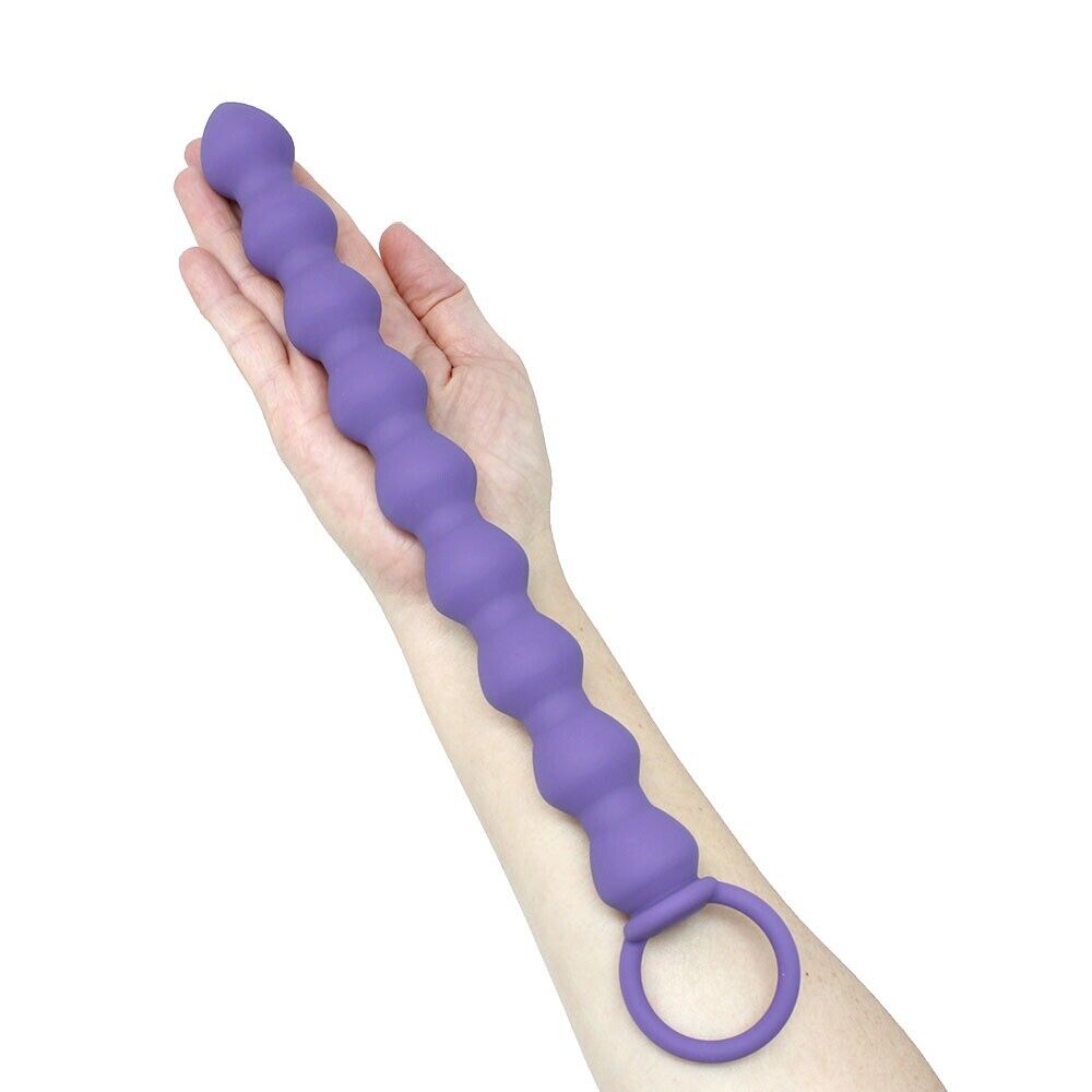 Silicone Bendable Flexible Large Anal Beads Butt Plug Anal Trainer Sex Toys