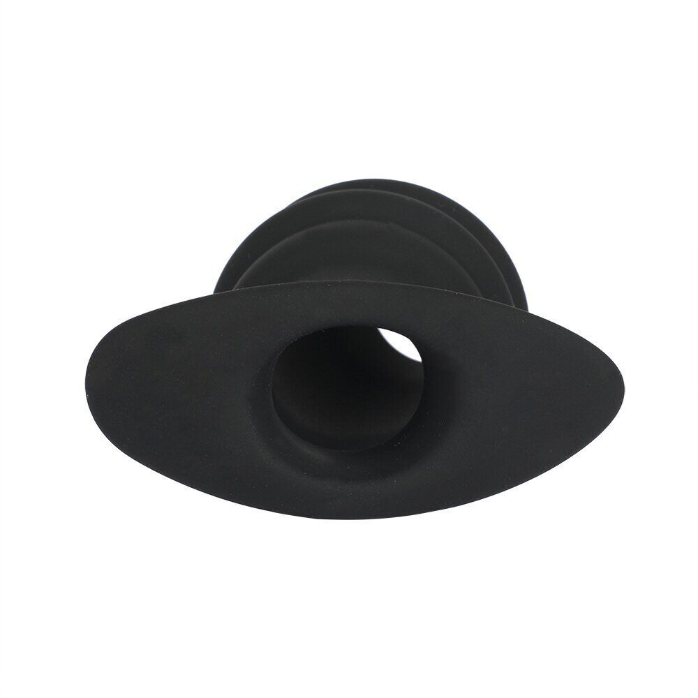 Silicone Ribbed Hollow Tunnel Butt Plug Stretcher Anal Play Sex Toys