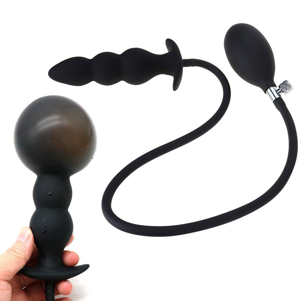 Inflatable Expandable Anal Balloon Butt Plug Anal Stretcher Stretching Sex Toys