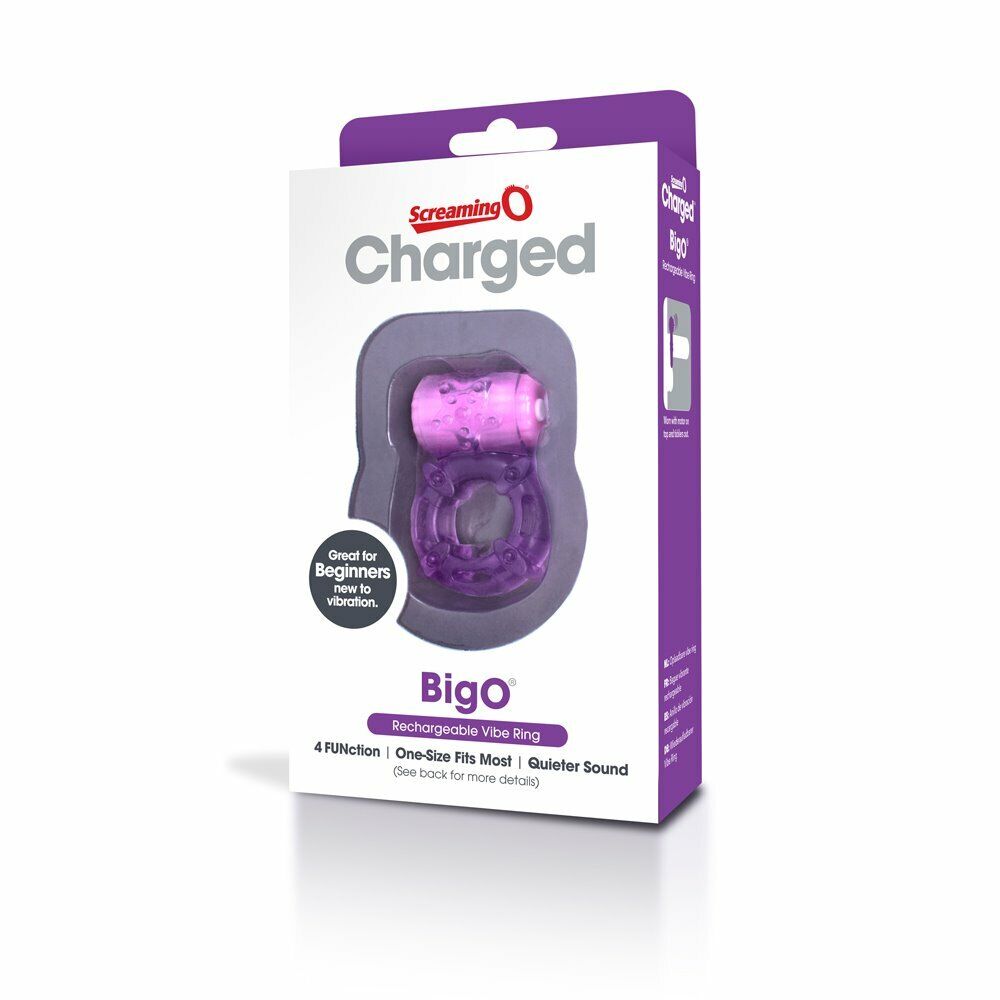 Screaming O Charged Big O Multi-speed Rechargeable Vibrating Penis Cock Ring
