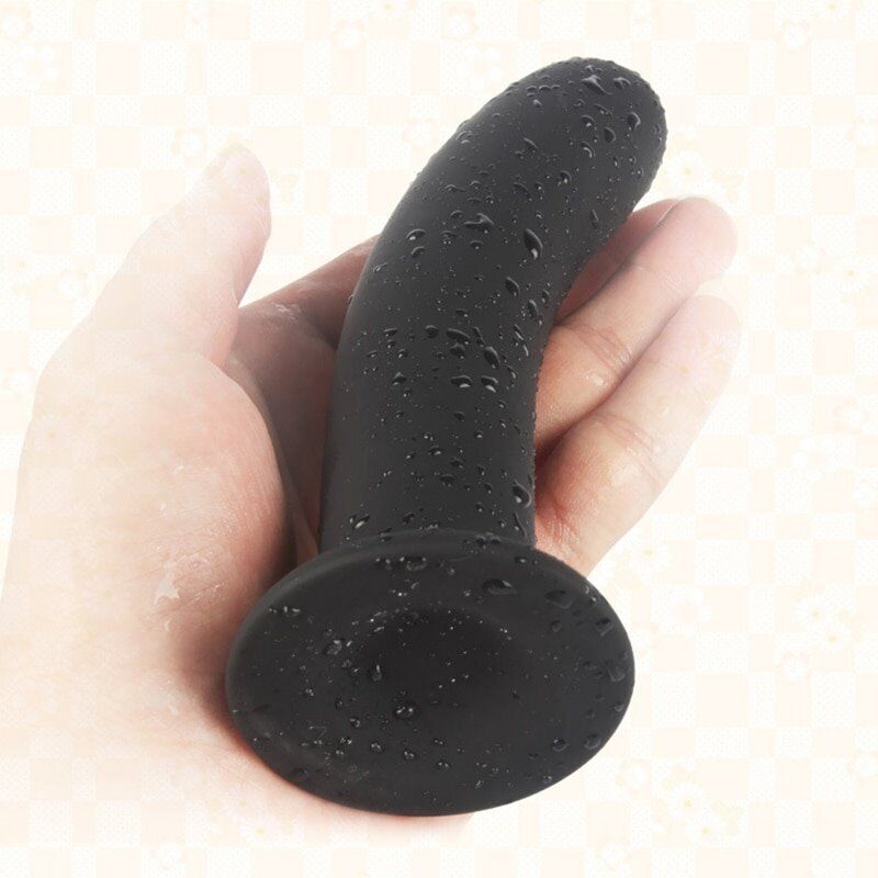 Smooth Silicone Anal G-spot Dildo Strap On Set Sex-toys for Women Lesbian Couple