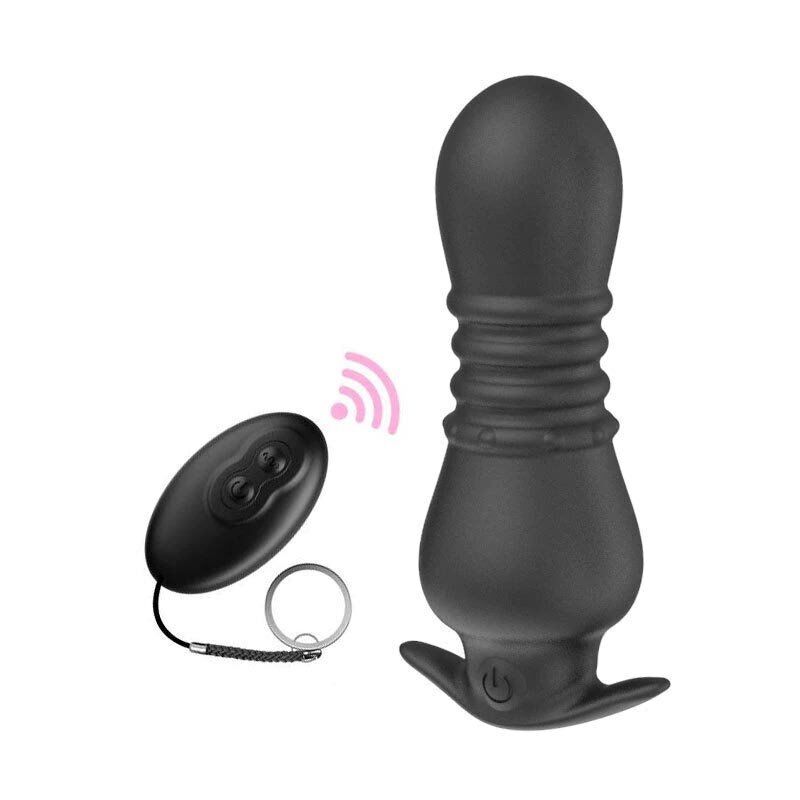 Wireless Remote Control Vibrating Wearable Anal Butt Plug Anal Trainer Sex Toys