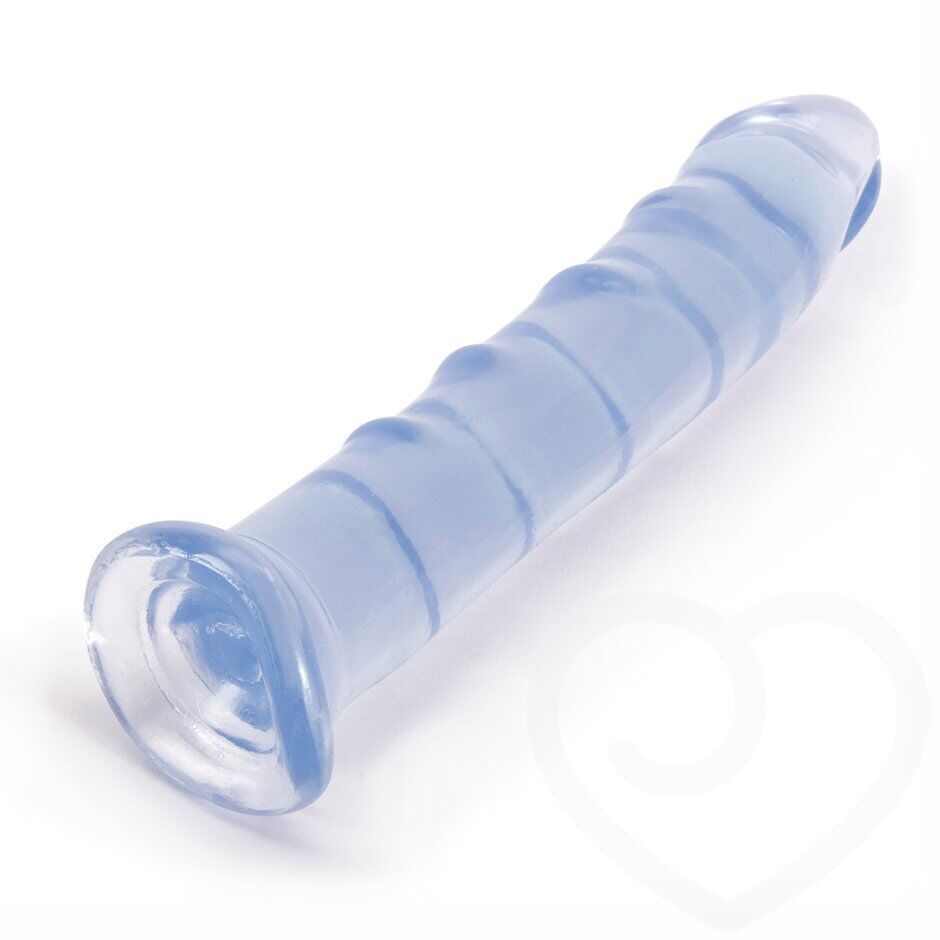 Jelly Jewels 8" Realistic Anal G-spot Dildo Butt Plug with Suction Cup