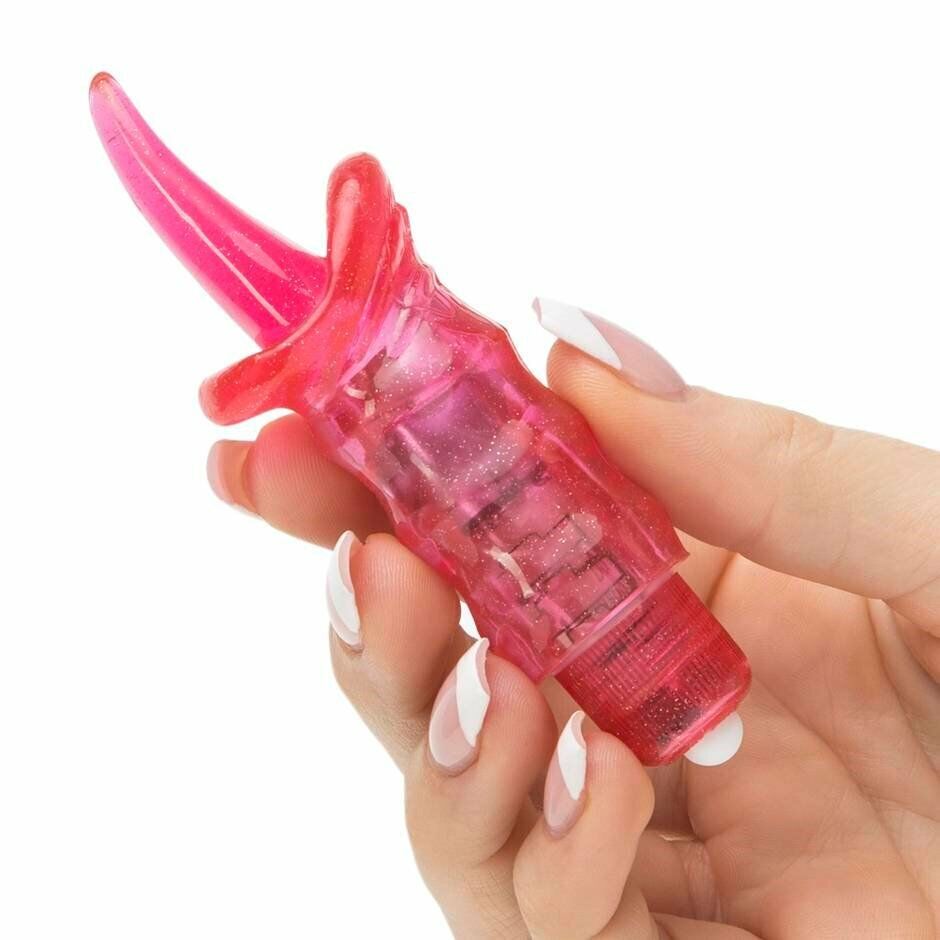 Waterproof Power Buddies Red Tongue Vibrator Mini Bullet Clit Climax Vibe