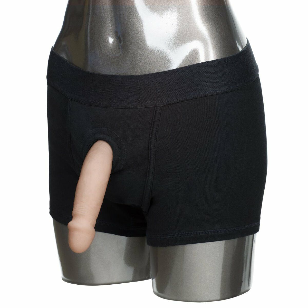 Packer Gear Black Boxer Brief Strap-on Harness XS/S FTM Packing Sex Toys