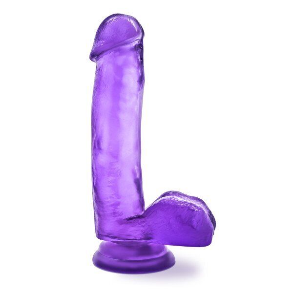 Realistic Jelly Dildo Dong Cock Balls Suction Cup Strap-on Harness Compatible