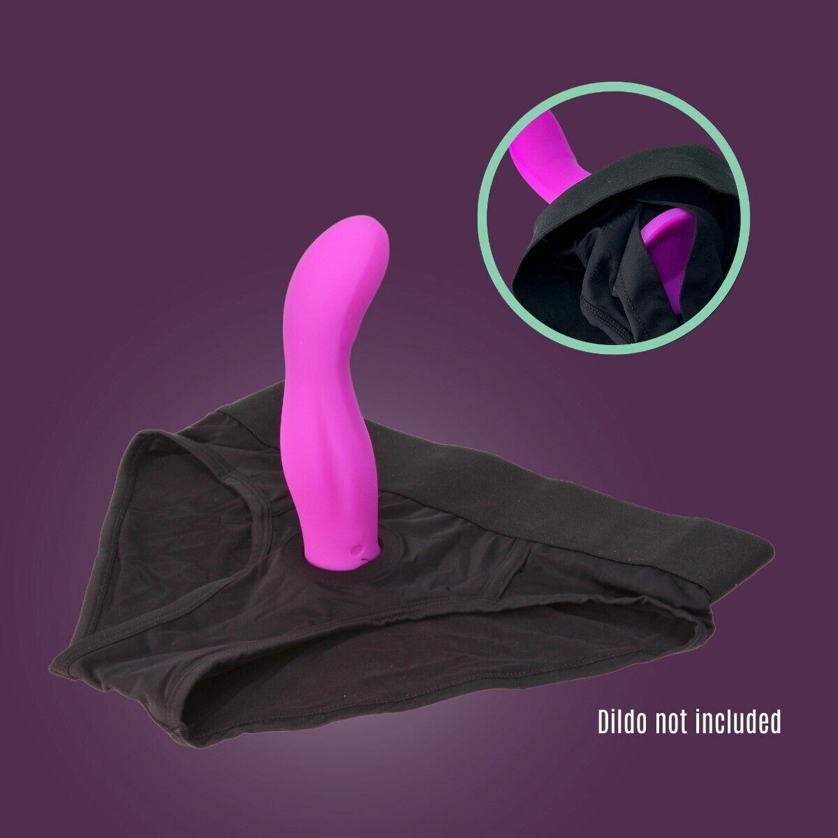 Strap-On Harness Shorts Briefs with O Ring for Pegging Dildo Dong Packing Packer