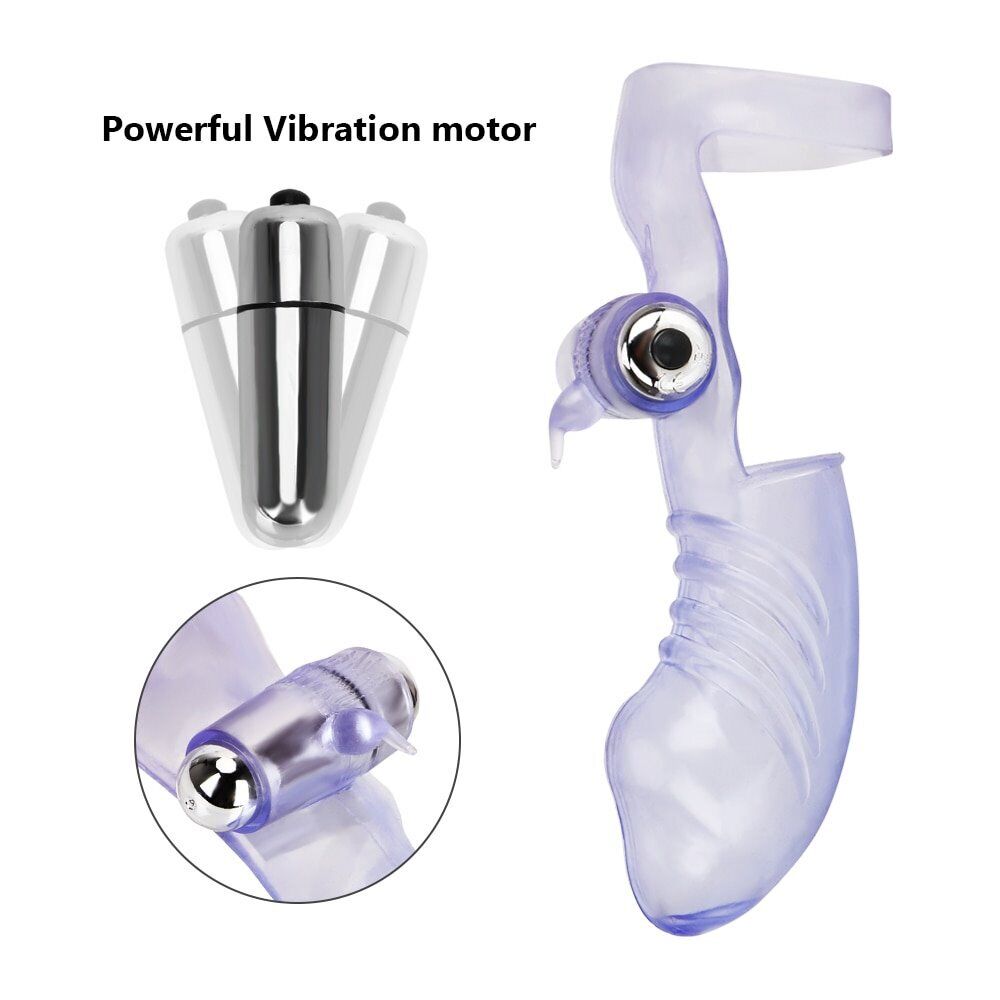 Finger Banger Massager G-spot Vibrator Fingering Sex-toys for Women Couples
