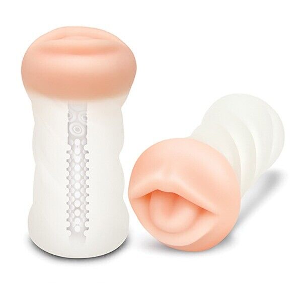 Zolo Clear Deep Throat Stroker Male Masturbator Sex Toys for Men