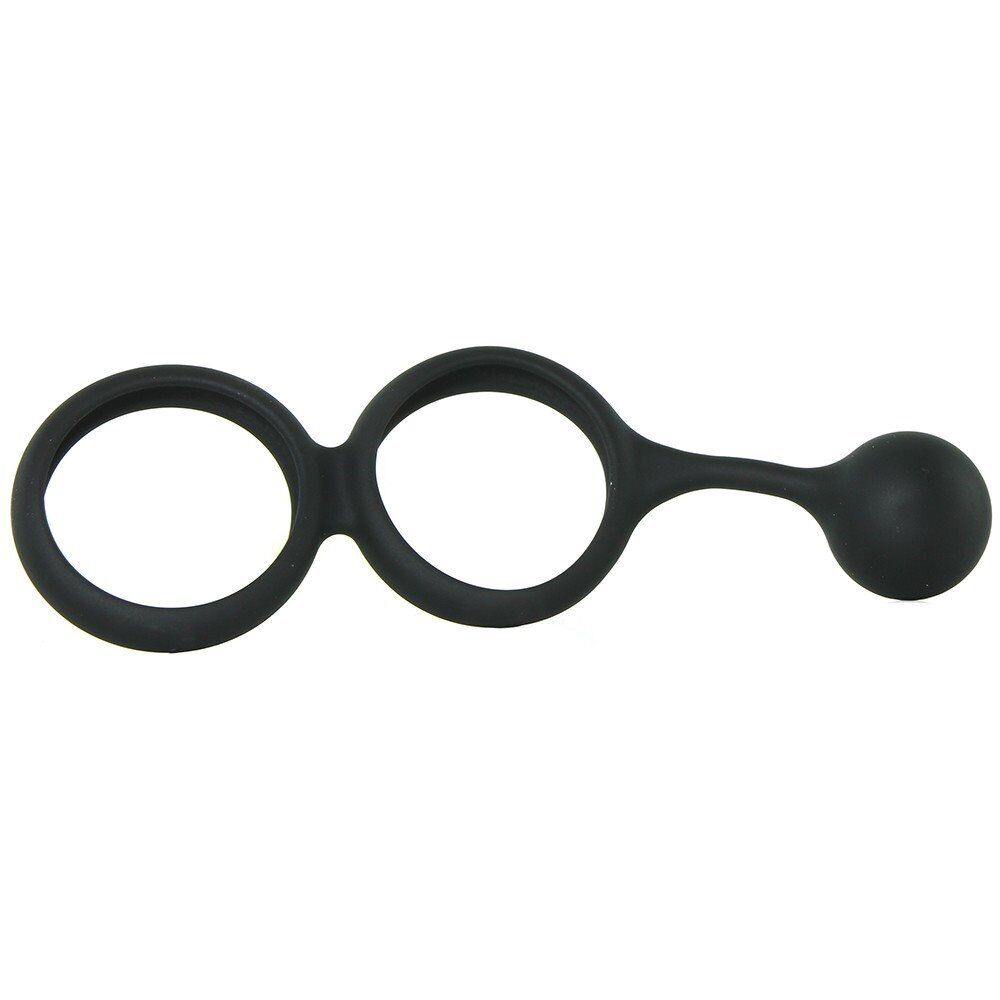 Silicone Penis Cock Scrotum Ring with Weighted Ball Banger Male Enhancement