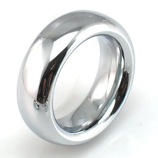 2" Heavy Duty Stainless Steel Metal Silver Cock Ring Penis Enhancer Band