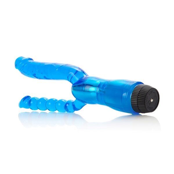 Dual Penetrator Clit G-spot Anal DP Sex Double Penetration Vibe Vibrator Dildo