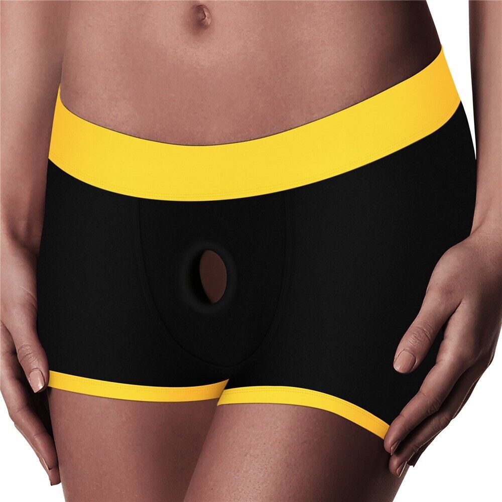 Strap On Harness Boxer Shorts Briefs for Pegging Dildo Packing Packer Sex Toy XL