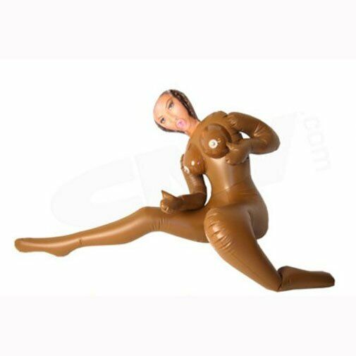 Inflatable Blow Up India Nubian Ebony Love Sex Doll Bachelor Party Gags