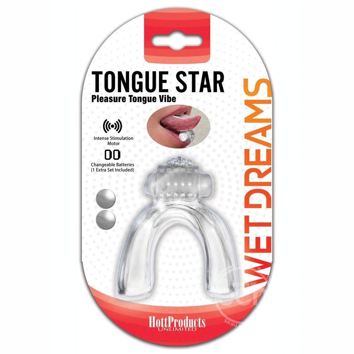 Wet Dreams Tongue Star Pleasure Tongue Vibe Oral Sex Vibrator