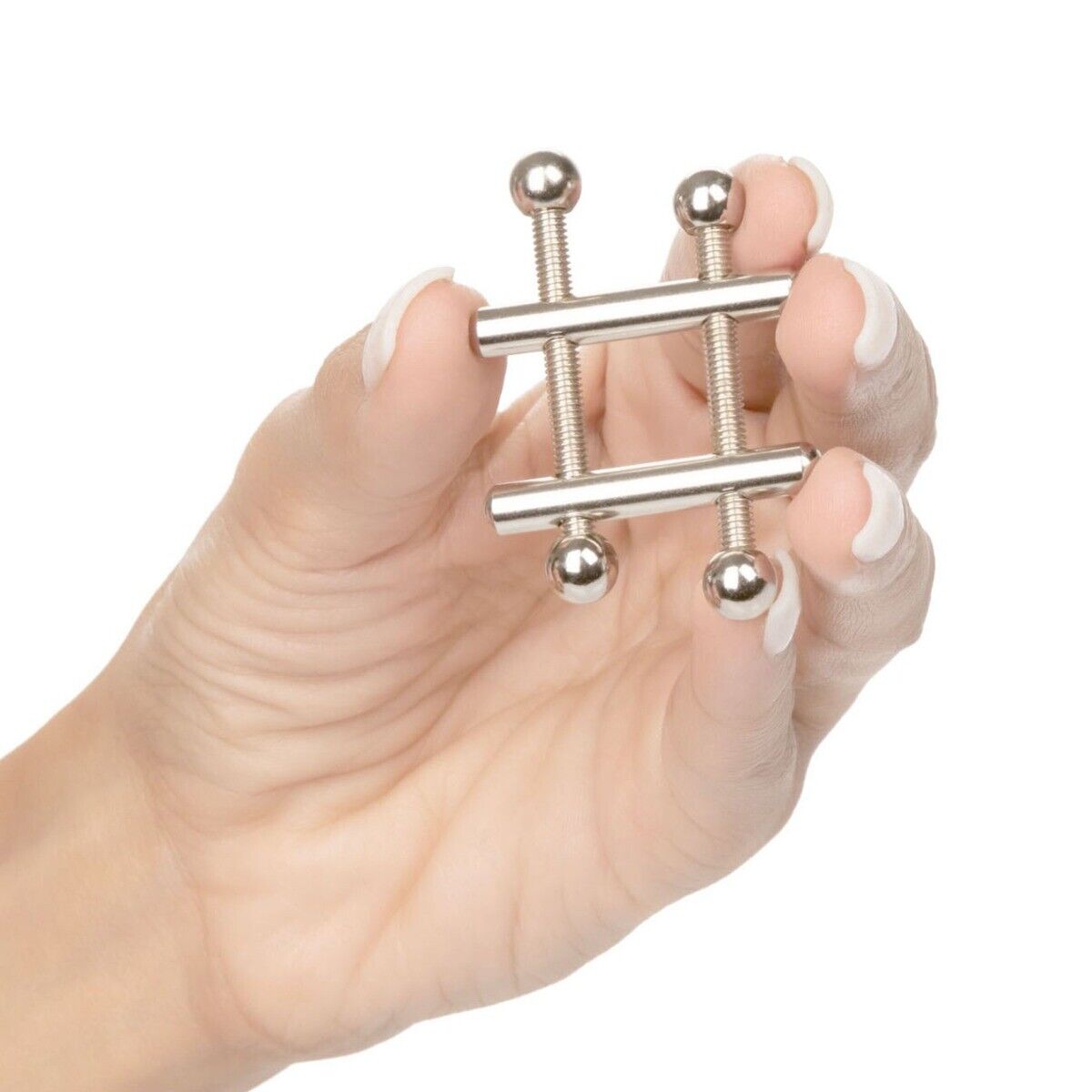Metal Nipple Grips Crossbar Clamps Nipple Vices BDSM Bondage Sex Toys