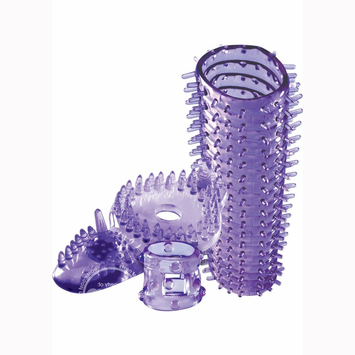 Stretchy Male Men Penis Girth Erection Enhancer Cock Ring Sleeve Extension