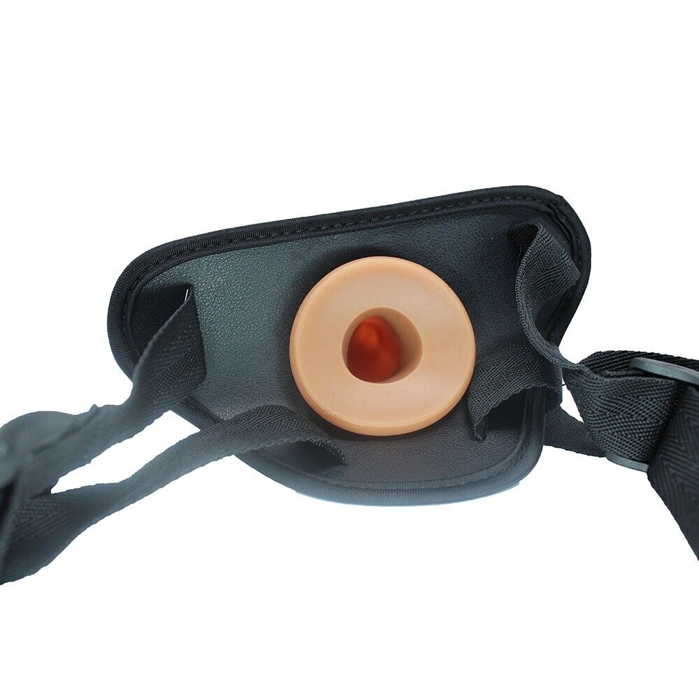 Silicone Hollow Strap On Penis Extension PPA Cock Extender Enhancer for Men