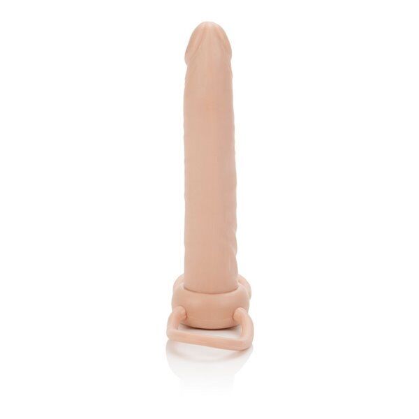 Accomodator Dual Penetrator Double Penetration Cock Ring DP Anal Sex Dildo Dong