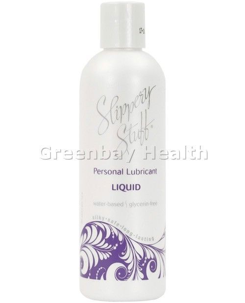 Slippery Stuff Liquid Water Based Personal Lubricant Massage Lube 8 oz