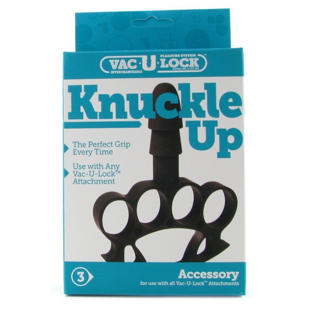 DocJohnson Vac-U-Lock Knuckle Up Grip Handle for Dildo Dong Attachment Accessory