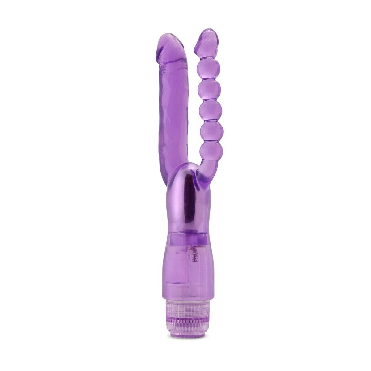 Vaginal Anal G-spot Dual Pleasure Double Penetration Vibrator Dildo DP Sex Toys
