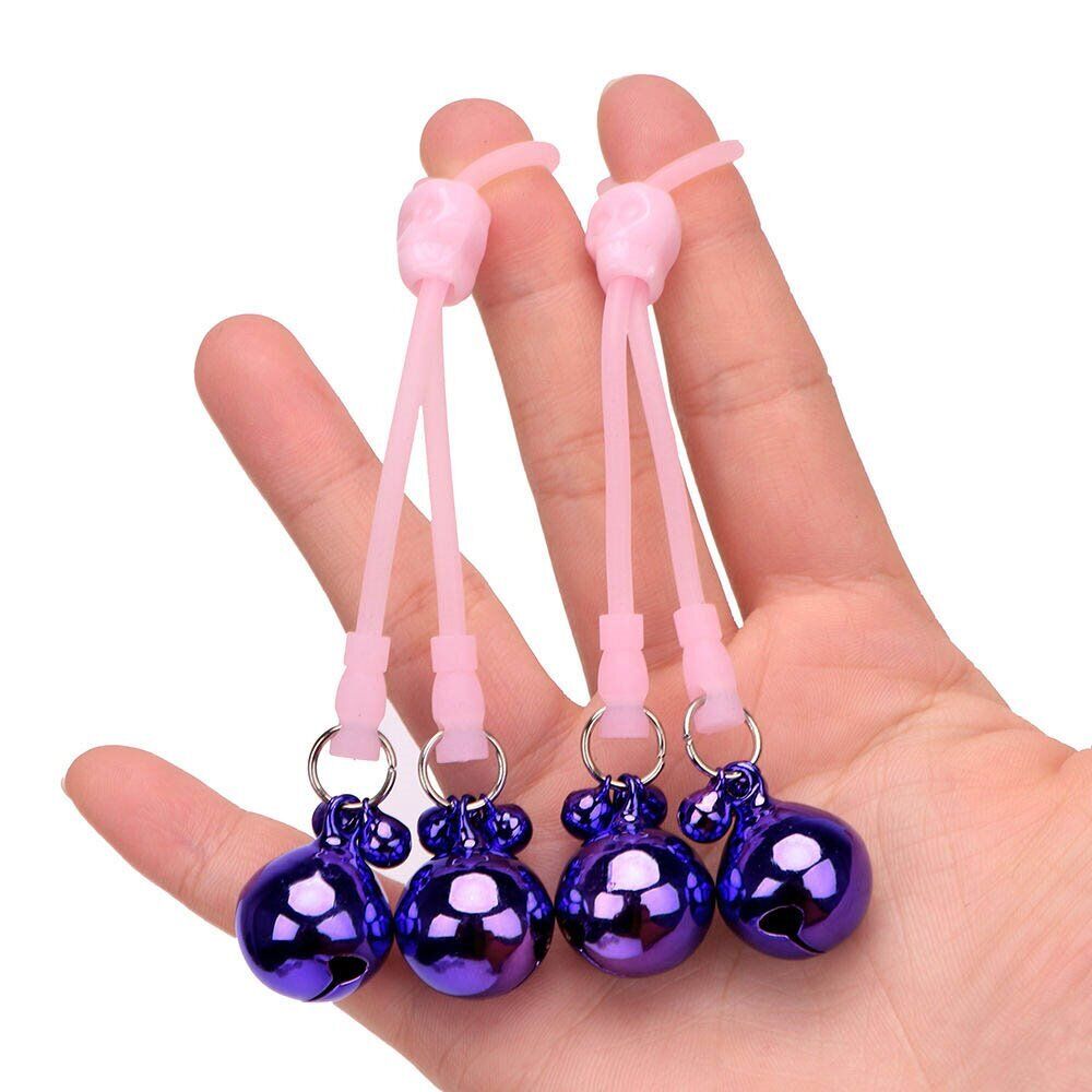 Nipple Clamps Tie with Bells SM Bondage Role Play Sex Toys for Couples