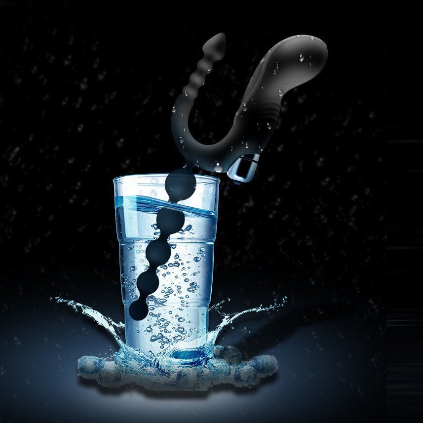 Silicone Vibrating Clit G-spot Anal P-spot Prostate Massager Vibrator Butt Plug