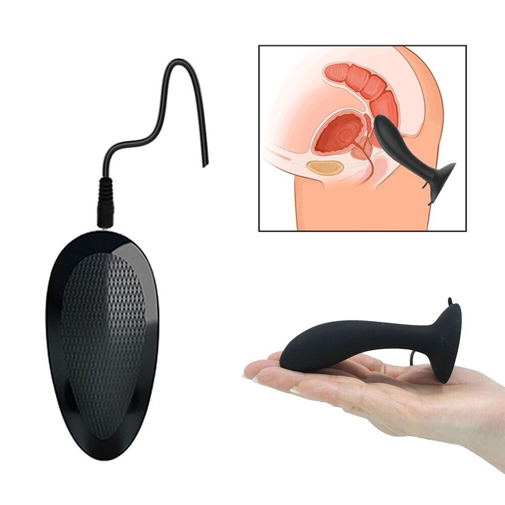 Silicone Vibrating Anal Butt Plug Vibe Dildo Prostate Massager Suction Cup