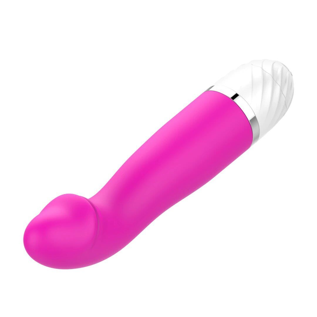 Silicone Flexible Realistic Anal Clit G-spot Vibrator Massager Sex Toy for Women