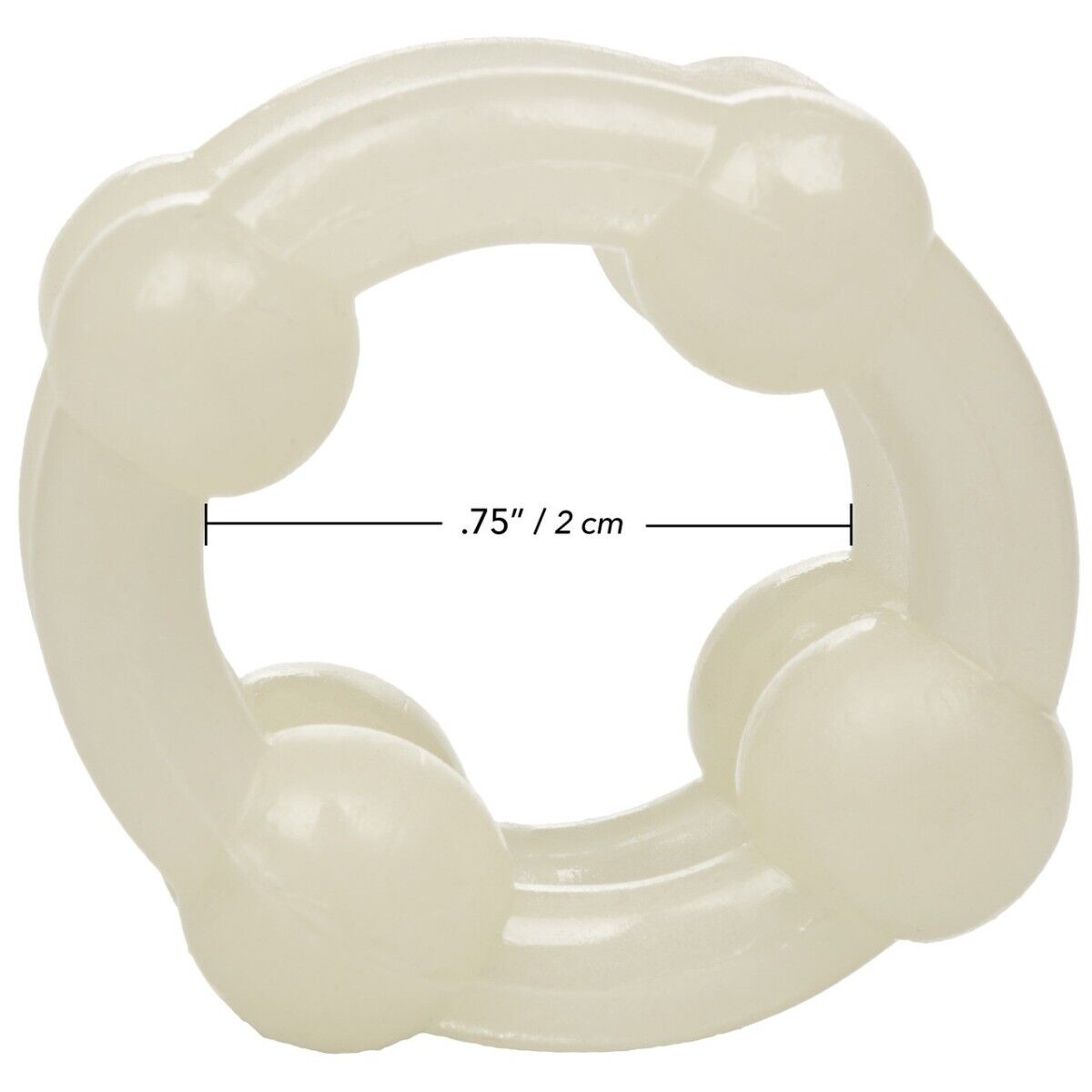 2 Glow in the Dark Penis Erection Enhancer Cock Ring Delay Premature Ejaculation